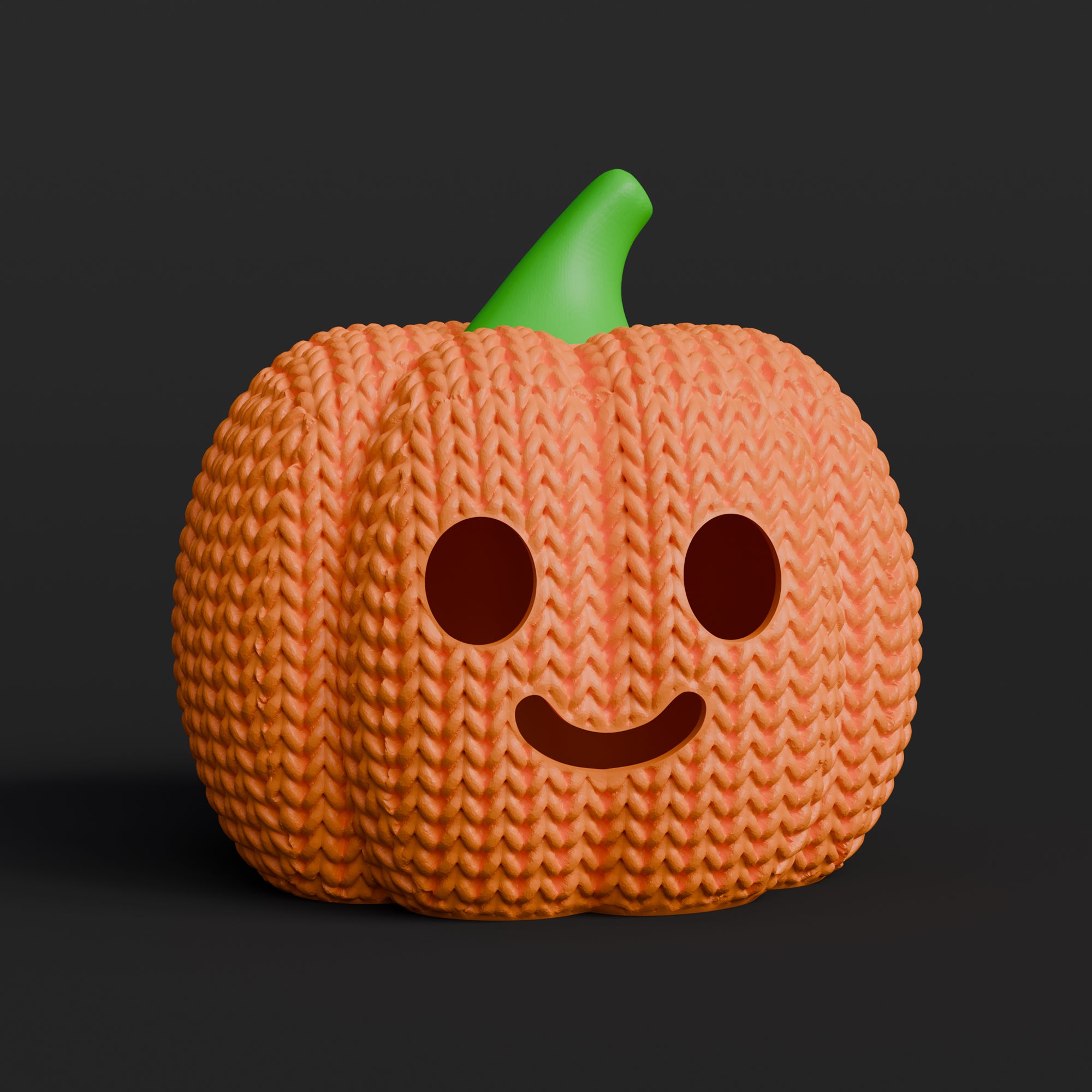 3D Örgü Bal Kabağı Oyuk