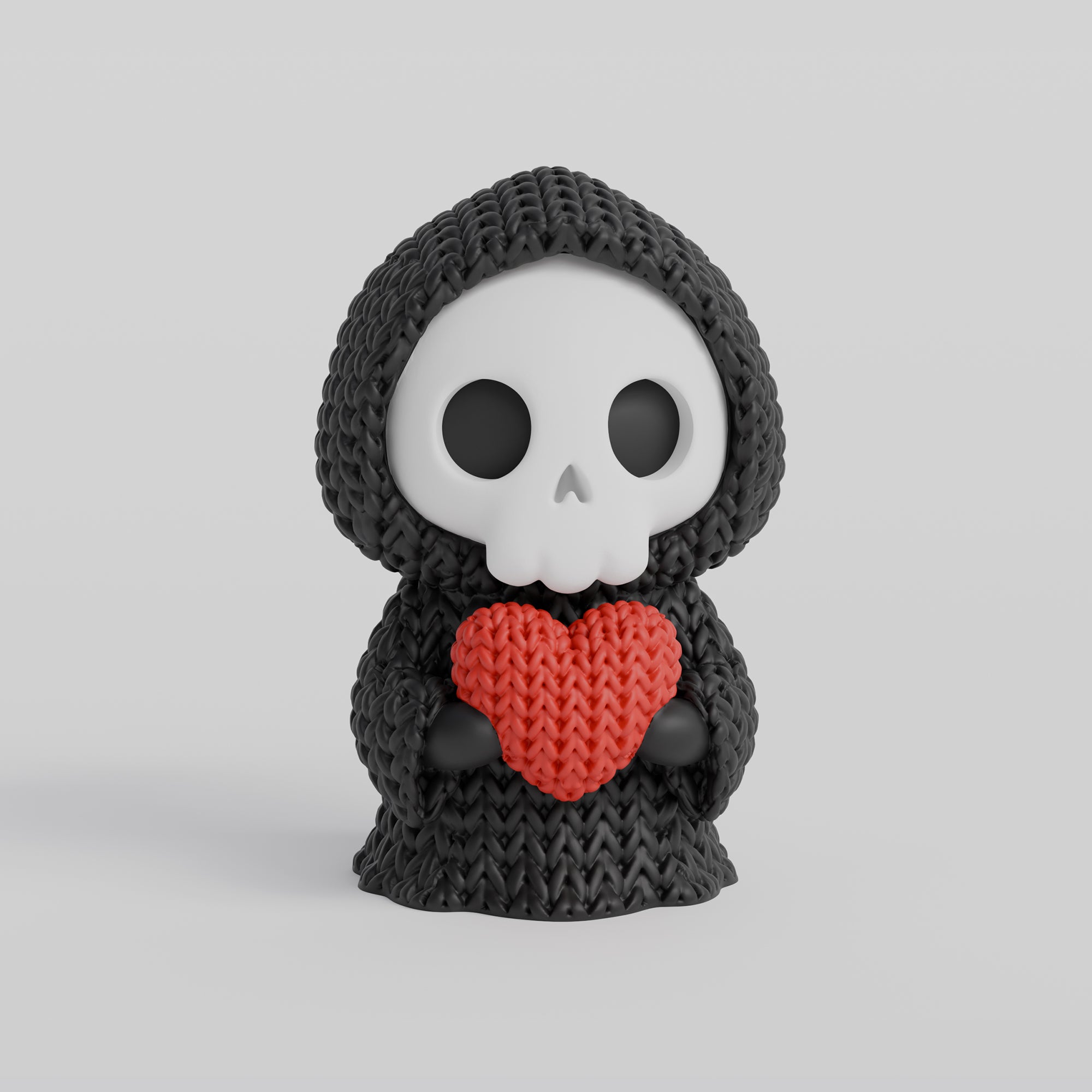 3D Örgü Azrail Kalp